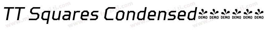 TT Squares Condensed字体转换